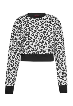 Толстовка Swirly, черный/белый