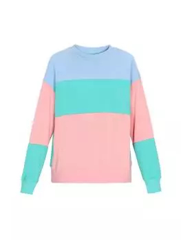 Толстовка Swirly, цвет blue green multicolor