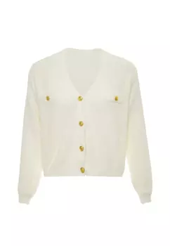 Толстовка Swirly Strickjacke, белый