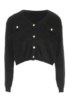 Толстовка Swirly Strickjacke, черный