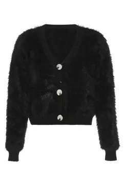 Толстовка Swirly Strickjacke, черный