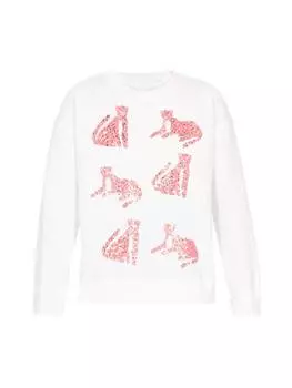 Толстовка Swirly Sweatshirt, бежевый