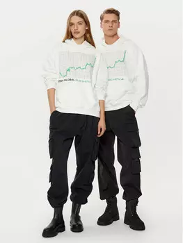 Толстовка свободного кроя 2005, белый