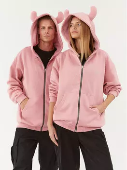 Толстовка свободного кроя 2005, розовый