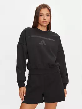 Толстовка свободного кроя Adidas, черный