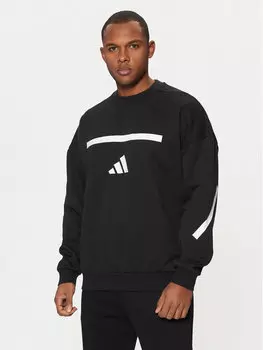 Толстовка свободного кроя Adidas, черный