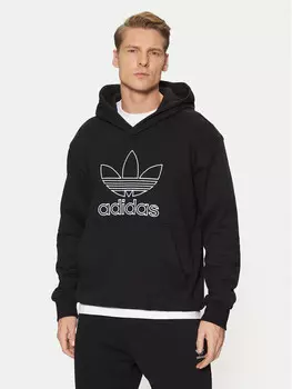 Толстовка свободного кроя Adidas, черный
