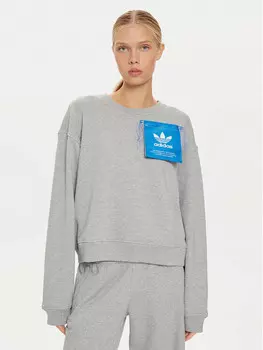 Толстовка свободного кроя Adidas, серый
