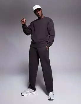 Толстовка свободного кроя ASOS 4505 из плотной быстросохнущей ткани коричневого цвета