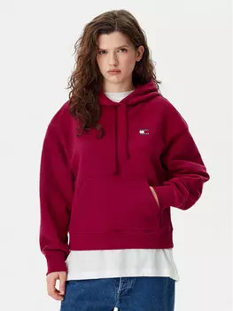 Толстовка свободного кроя Badge DW0DW19414 Tommy Jeans, розовый