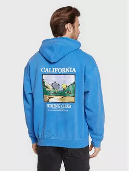 Толстовка свободного кроя Bdg Urban Outfitters, синий