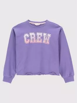 Толстовка свободного кроя Coccodrillo, фиолетовый