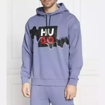 Толстовка свободного кроя dalcon Hugo, фиолетовый