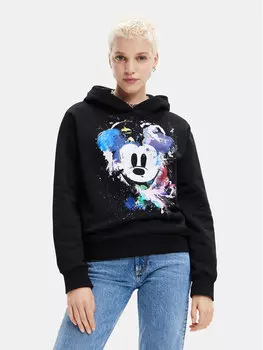 Толстовка свободного кроя Desigual, черный