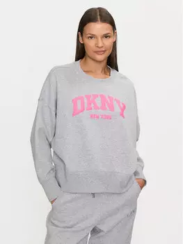 Толстовка свободного кроя Dkny Sport, серый