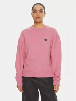 Толстовка свободного кроя DW0DW19408 Tommy Jeans, розовый