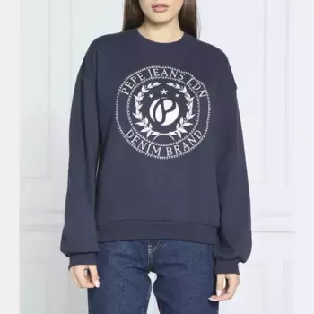 Толстовка свободного кроя Elsa Pepe Jeans London, синий