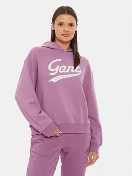 Толстовка свободного кроя Gant, розовый
