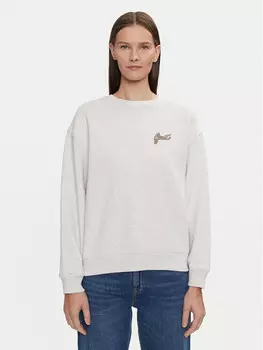 Толстовка свободного кроя Gant, серый