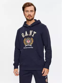 Толстовка свободного кроя Gant, синий