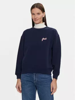 Толстовка свободного кроя Gant, синий