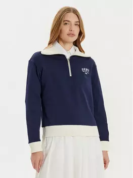 Толстовка свободного кроя Gant, синий