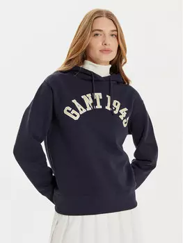 Толстовка свободного кроя Gant, синий