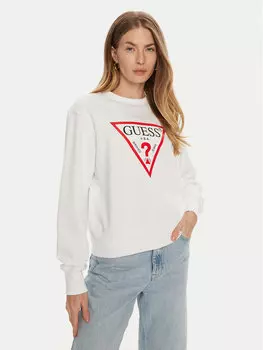 Толстовка свободного кроя Guess, белый