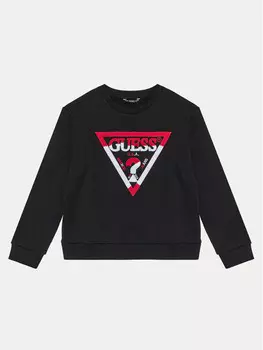 Толстовка свободного кроя Guess, черный