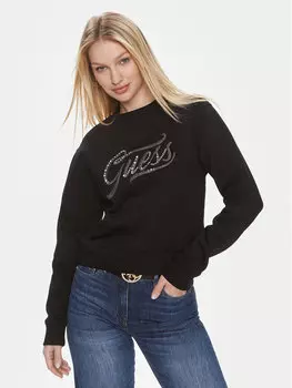 Толстовка свободного кроя Guess, черный