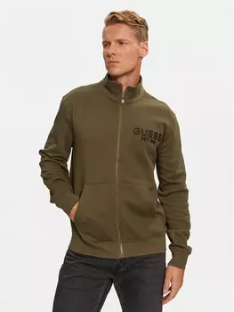 Толстовка свободного кроя Guess, зеленый