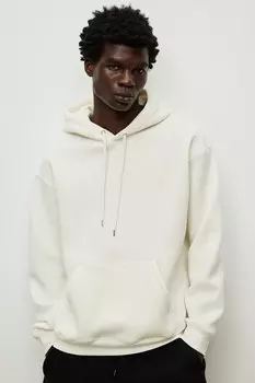 Толстовка свободного кроя H&M, белый