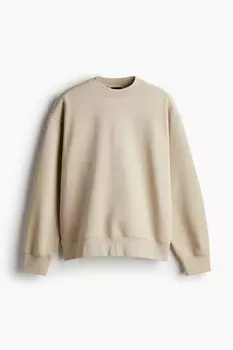 Толстовка свободного кроя H&M, бежевый