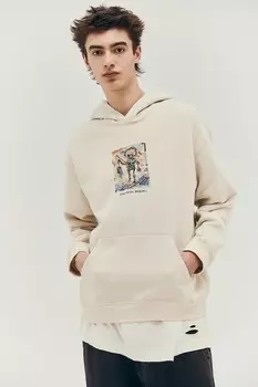 Толстовка свободного кроя H&M, бежевый