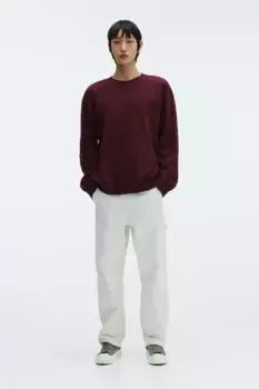 Толстовка свободного кроя H&M, бордовый