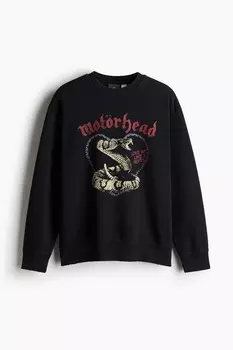 Толстовка свободного кроя H&M, черный