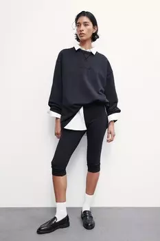 Толстовка свободного кроя H&M, черный