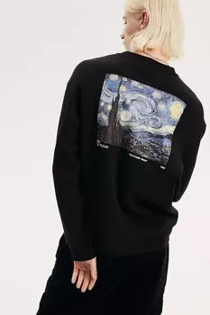Толстовка свободного кроя H&M, черный