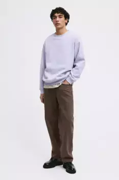 Толстовка свободного кроя H&M, фиолетовый