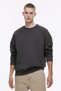 Толстовка свободного кроя H&M, серый
