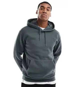 Толстовка свободного кроя Hollister цвета хаки с логотипом бренда