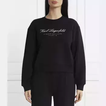 Толстовка свободного кроя Hotel Karl Karl Lagerfeld, черный