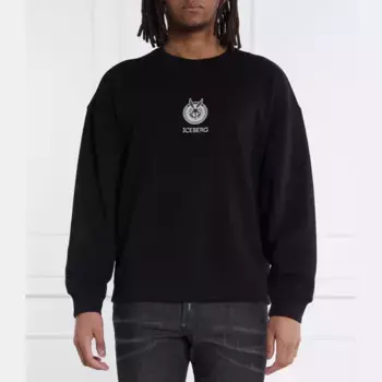 Толстовка свободного кроя Iceberg x Lonely Tunes Iceberg, черный