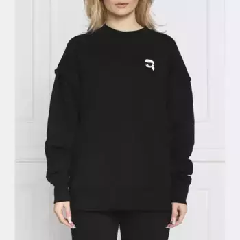 Толстовка свободного кроя Ikonik 2.0 Karl Lagerfeld, черный