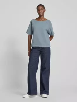 Толстовка свободного кроя из чистого хлопка с короткими рукавами Marc O'Polo