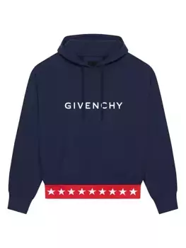 Толстовка свободного кроя из флиса Givenchy, синий