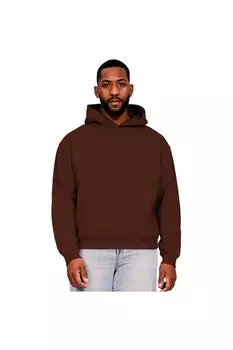 Толстовка свободного кроя из хлопка кольцевого прядения Casual Classics, коричневый