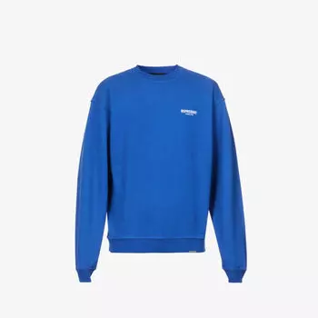 Толстовка свободного кроя из хлопкового джерси с графическим принтом Owners' Club Represent, цвет cobalt