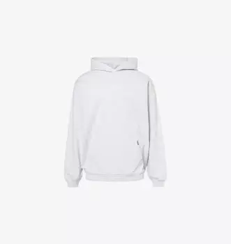 Толстовка свободного кроя из хлопкового трикотажа Initial с карманом-кенгуру Represent, серый