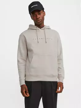 Толстовка свободного кроя Jack&Jones, бежевый